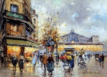 París Painting - AB gare de lest 1 parisino